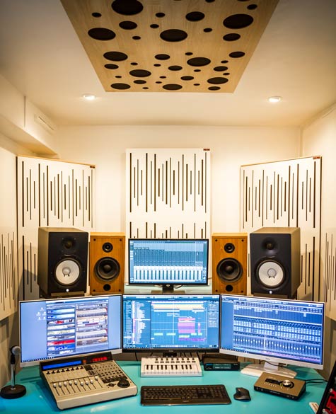 Studio d'enregistrement Chaleureux à Paris, 75019
