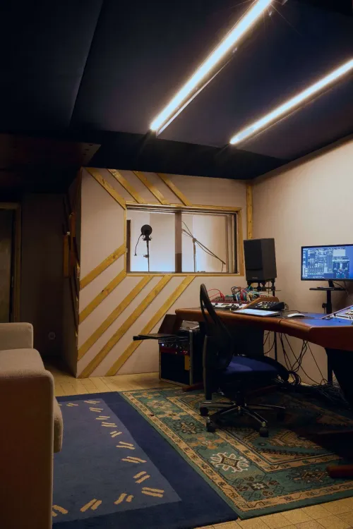 Studio d'enregistrement, à Paris 75019