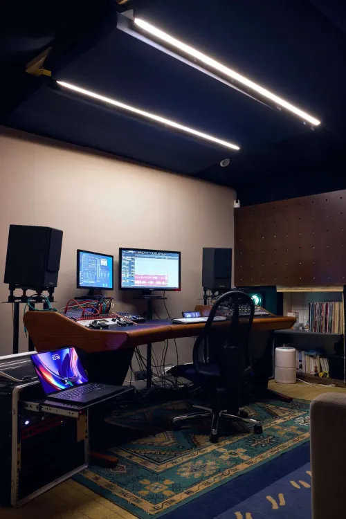 Studio d'enregistrement, à Paris 75019