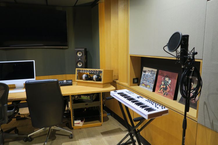 Studio d'enregistrement cosy, à Paris 75010
